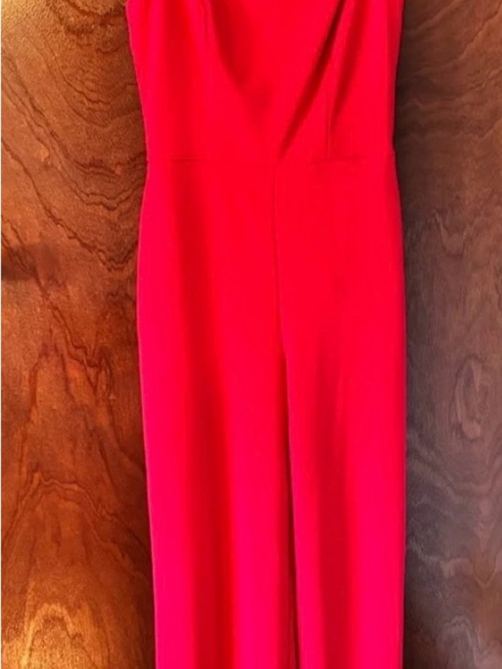 Crystal sky Women's Red Sleeveless Jumpsuit
